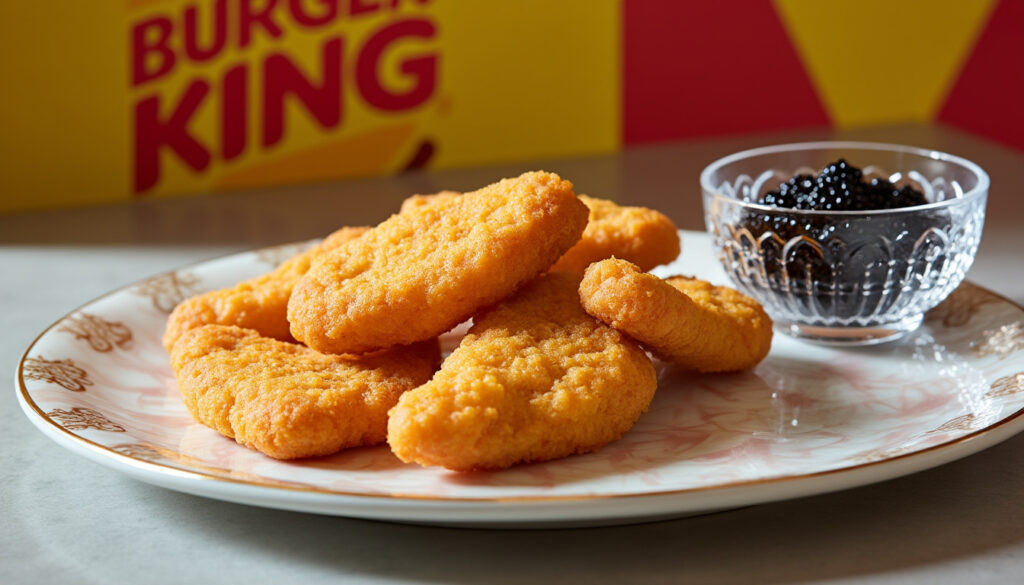 découvrez l'alliance audacieuse du fast-food et de la gastronomie avec les nouveaux nuggets au caviar de burger king. un twist gourmet qui réinvente vos repas préférés tout en ajoutant une touche luxueuse. ne manquez pas cette expérience culinaire unique !