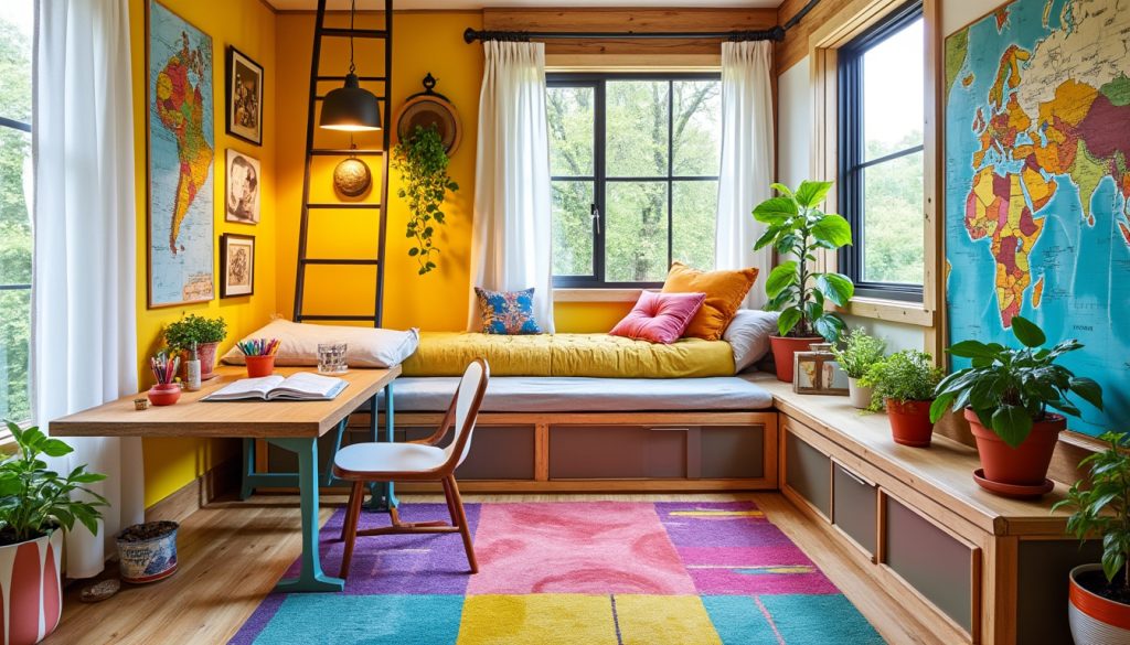 découvrez comment optimiser votre espace de vie avec des idées ingénieuses et amusantes pour vivre en grand dans une petite maison. transformez chaque mètre carré en un lieu de confort et de créativité !